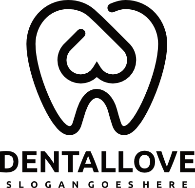 black logo for Dental Love