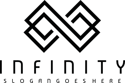 Black logo for Infinity