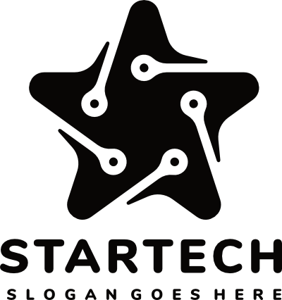black logo for Startech
