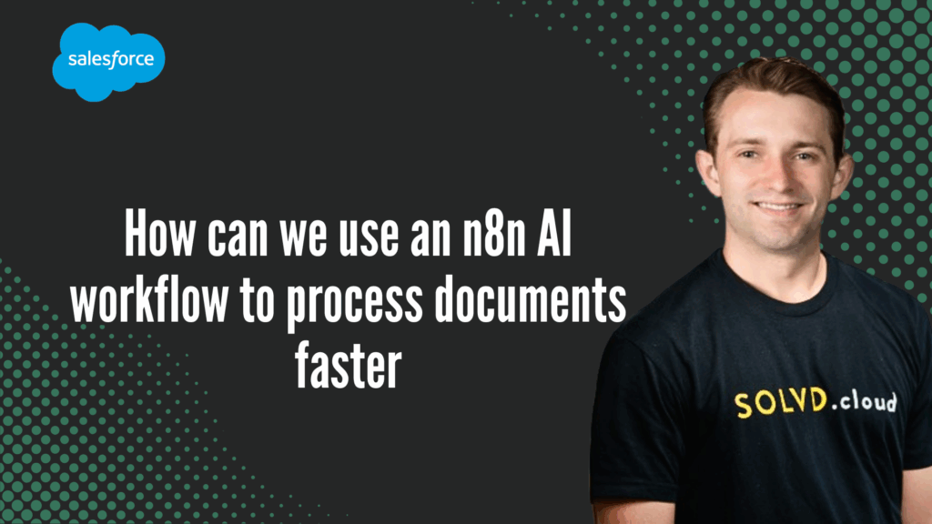 How can we use an n8n AI workflow to process documents faster